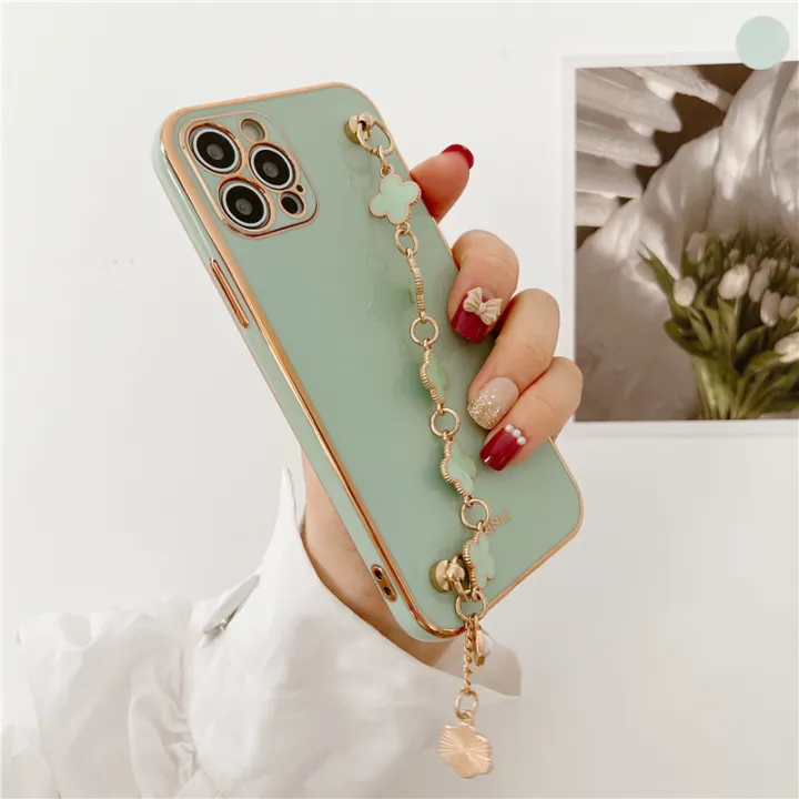 DuBaiNi%20Case%20For%20Xiaomi%20Redmi%2010C%20Luxury%20Plating%20Fashion%20Lucky%20Clover%20Metal%20Bracelet%20Mobile%20Phone%20Chain%20Casing%20Soft%20Shockproof%20Cover%20for%20Girls%20For%20Rings%20With%20Lanyard%20-%20Image%2010