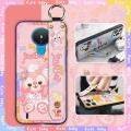 Fashion Design ring Phone Case For Nokia 1.4 Anti-knock Lanyard Wristband Silicone Anti-dust Shockproof Cute Cartoon. 