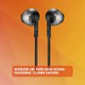 JBL Tune 205 BT 4.1 Bluetooth Connection Wireless Headphone Built-In Mic High-Quality Bass Sound Comfortable Wearing Lightweight In-Ear Earbud Headphone. 