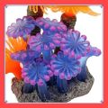 VibeVendor Aquarium Coral Decoration Artificial Fish Coral Aquatic Sea Anemone Ornament. 