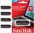 SanDisk Cruzer Glide 16GB Flash Drive. 