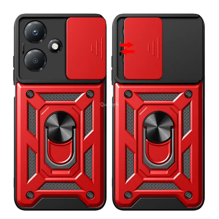 Quiberk%20for%20Infinix%20Hot%2030%20Play%20Phone%20Case%20Slide%20Camera%20Cover%20Magnetic%20Kickstand%20Hard%20Shockproof%20Armor%20Back%20Casing%20-%20Image%202