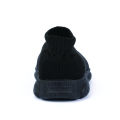 SPLENDOR BLACK CASUAL KNITTED SHOES FOR KIDS - TUK. 