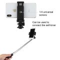 1/4 Screw Tripod Cold Shoe Head with Mobile Phone Clip Universal SLR Camera Holder. 