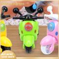Enigma- Inertia Motorcycle Toy Multicolored Motorcycle Model Kids Pull Back Toys. 