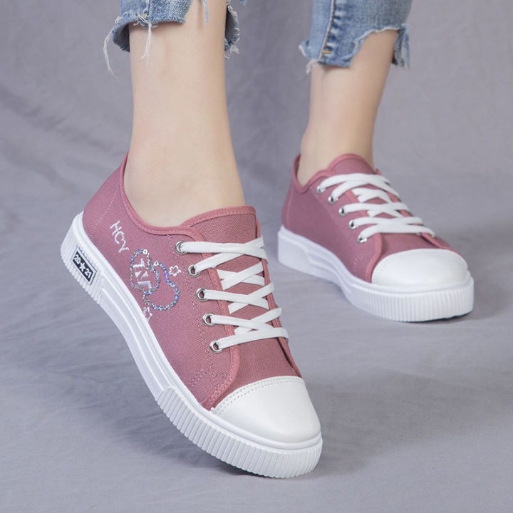 Women's%20Canvas%20Shoes%20Spring%20New%20Korean%20Style%20Versatile%20Schoolgirl%20Casual%20Shoes%20Soft-Soled%20Non-Slip%20Breathable%20Junior%20High%20School%20Student%20Sneakers%20-%20Image%204
