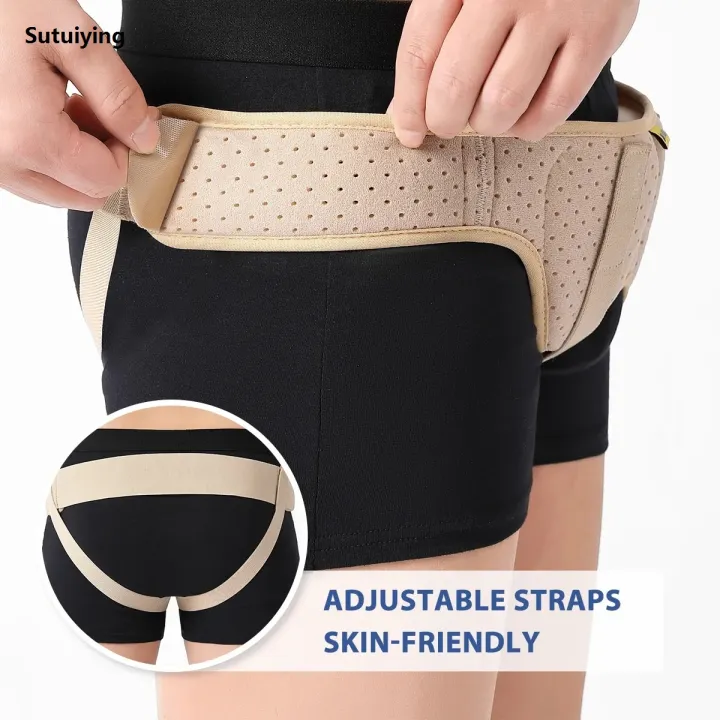 Sutuiying%20Hernia%20Belt%20Truss%20for%20Inguinal%20or%20Sports%20Hernia%20Support%20Brace%20Pain%20Relief%20Recovery%20Strap%20with%202%20Removable%20Compression%20PadsHats%20Caps%20-%20Image%202