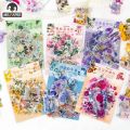 Mr. Paper 30pcs/ Pack PET Waterproof Stickers Gilding Flowers Series Literature Stickers Aesthetic Decoration Stationery. 