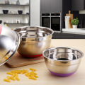 Stainless Steel Mixing Bowl Cake Salad Food Heat Insulation Holder Kitchen Tool. 