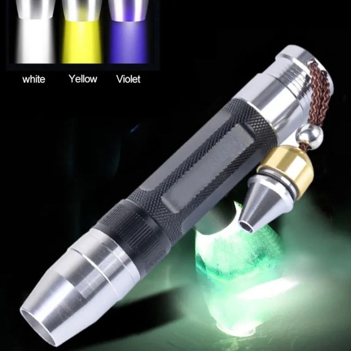 GEM%20CHECKING%20TORCH%20Gem%20Checking%20Tool%203%20Colours%20With%20UV%20Ultraviolet%20Rechargeable%20Gem%20Identification%20Torch%203%20IN%201%20Light%20Sources%20Portable%20Dedicated%20UV%20Flashlight%20Ultraviolet%20Gemstones%20Jewelry%20amber%20Money%20-%20Image%202