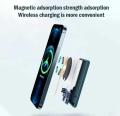 Macsafe portable external magnetic battery pack wireless charger for iPhone 12, 13, and 14 15Pro MAX for Samsung for Xiaomi. 