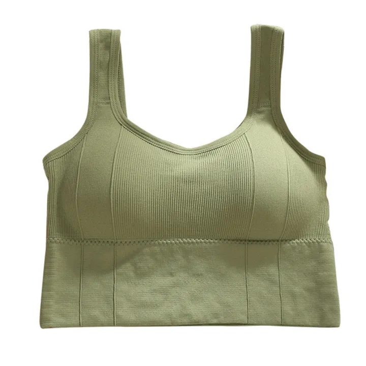 Thermal%20Summer%20New%20Style%20Breathable%20Inner%20and%20Outer%20Wear%20Vest%20Women%20No%20Steel%20Ring%20Gather%20Sports%20Underwear%20Sport%20Bra%20Workout%20Top%20-%20Image%204