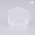 1pc Storage Boxes Lids Gemstone Display Clear Container Specimen Mini Square Cube Case Rough Mineral Standard. 