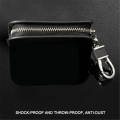 Leather Remote Flip Smart Car Key Fob Case Cover Protector Holder Storage Bag Wallet Pouch Keychain For Nissan Nismo X-trail Almera Qashqai Tiida Teana Juke Micra Leaf Kicks Serena Sylphy Sentra Navara NP300 Terra Patrol. 