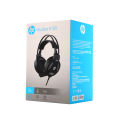 HP H100 3.5mm Jack Wired PC Gaming Stereo Sound Black Headphone (A Grade). 