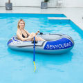 1 Person Inflatable Kayak Canoe,Boat Raft Inflatable Set,PVC Inflatable Dinghy Rowing Boats,with Oar Air Pump,for Outdoor Drifting Beach Pool. 