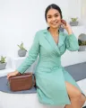 Rosa Blazer Dress- Mint. 