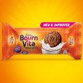 Cadbury Bournvita Biscuits New and Improved Chocolatey Cookies, Tiffin Pack, 250 g (Pack of 5 x 250 g) FROM INDIA(SAM). 