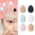 5pcs/set Mini Finger Puff Foundation Powder Detail Makeup Sponge Face Concealer Cream Blend Cosmetic Accessories Makeup Tools. 