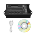 TC420 Time programmable RGB LED Controller DC12V-24V 5 Channel LED Timing dimmer. 