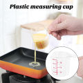Perfectly Cooked Rice Measuring Cup 180ml Plastic Rice Measuring Cup with Handle Easy Storage Precise Cooking Measurement for Measuring Cup Compact Kitchen. 