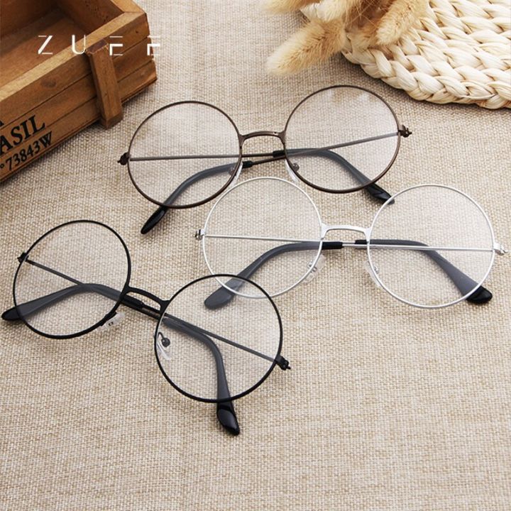 New%20Fashion%20Round%20Glasses%20for%20Women%20Men%20Vintage%20Classic%20Metal%20Flat%20Mirror%20Optical%20Spectacles%20Frame%20Unisex%20Vision%20Eyeglasses%20-%20Image%202