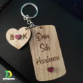 Customized Key Tags New Design Emblemed Key Tags, Personalized Wooden Key Tags, Key Chain Love Gift. 
