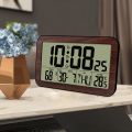 Large Screen Digital Wall Clock Home Electronic Wall Clock Student Electronic Alarm Clock Digital Display Desk Clock B. 
