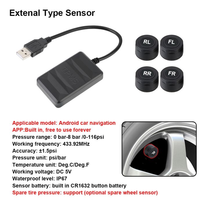 USB%20TPMS%20Tire%20Pressure%20Monitoring%20System%20Android%20TPMS%20Spare%20Tyre%20Internal%20External%20Sensor%20for%20Car%20Radio%20DVD%20Player%20-%20Image%205