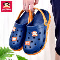 Paul Frank Hole Shoes Sandals Women's Home Wear Thick Bottom Lightweight Cartoon Couple Beach Shoes Men's Slippers368. 