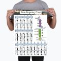 Flute Fingering Chart Flute Chord Chart Paper Flute Chords Poster (L). 