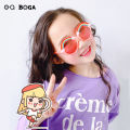 OQ BOGA 4 Styles Fashion Unisex Multicolor Round Lens Anti-UV Kids Sunglasses Children Eye Protection Plastic Full Rim UV400 Sun Glasses. 