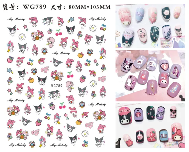 Miniso%20Kuromi%20Hello%20Kitty%20Nail%20Art%20Stickers%20Nail%20Decoration%20Animation%20Pok%C3%A9mon%20Barbie%20Princess%203D%20Nail%20Stickers%20Sliders%20For%20Nails%20-%20Image%202