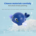 Baby bath toys Little Turtle And Dolphin Swimming Plaything Showering Funny Toys Clockwork Cute Water Gliding Toys Mainan Bayi Mandian. 