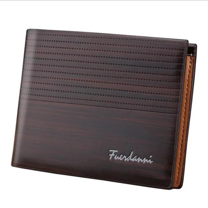 Fuerdanni%20Horizontal%20Section%20Best%20Selling%20Short%20Embossed%20PU%20Leather%20Men's%20Wallet%20/%20Purse%20-%20Image%202