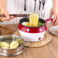 MultiFunctional Electric Cooker Hot Pot Mini Nonstick Pot with Steamer. 