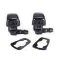 2pcs 8e5z17603a Plastic Windshield Washer Nozzles Front Spray Jet Kit For Ford Fusion/lincoln Mkz/ Milan 2008-2011 2012. 