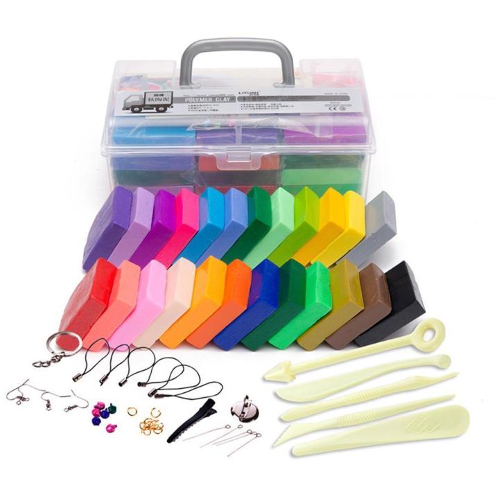 Nontoxic%2024%20Colors%20Polymer%20Clay%20DIY%20Malleable%20Soft%20Modelling%20Clay%20Set%20with%205Pcs%20Tools%20Kids%20Gift%20Toys%20-%20Image%205