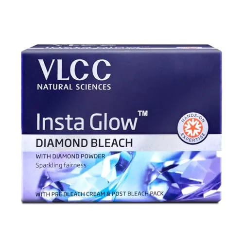 VLCC Insta Glow Diamond Bleach, 30g(FROM INDIA)JEZ