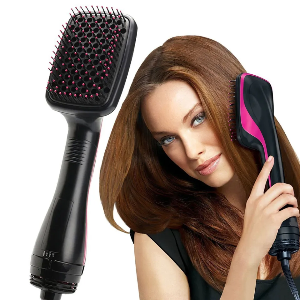 One Step Hot Air Brush Dryer Blow Professional Hair Curling Iron