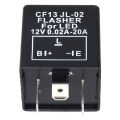 Car 3-pin CF-13 Electronic LED 12V Flasher Relay Fix for Turn Signal Blinker. 