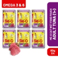 Me-O Wet Food- Tuna Flavour (Omega 3&6) 80g X 6. 