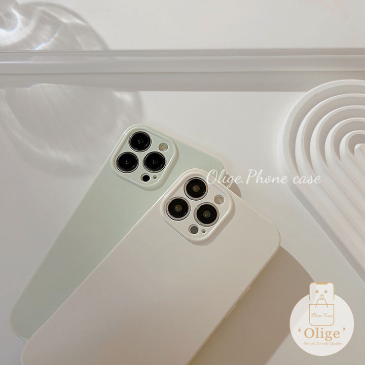 Olige%20Case%20For%20iPhone%2013%2012%2011%20Pro%20Max%20Korean%20Fashion%20Cream%20Shell%20Macaron%20Candy%20Colorful%20Straight%20Edge%20Lens%20Protector%20Soft%20Silicone%20Phone%20Case%20Back%20Cover%20-%20Image%206