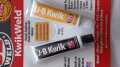 JB WELD EPOXY STEEL KWIK WELD ADHISIVE. 
