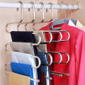 Pant Hanger for Multiple Pants - S Shape Trouser Hanger - Pants Hanger Multi-Layer S-Style Jeans Trouser Hanger Stainless Steel Clothes Hanger Space Saving for Pants Jeans Scarf Hanging. 