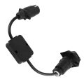 Trailer light converter trailer wire trailer adapter cord trailer Connector Light Cable Converter Conversion European 7-Pin to American 7 Way. 