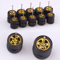 1/64 Wheels Tires Spoke Detail-Up Modified Kit For Hotwheels Model Car Kit Racing Modification Vehicle Accessories. 