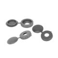 200 Pcs Screw Cap Plastic Hinged Screw Head Covers Screw Cover Caps Snap-on Decor. 