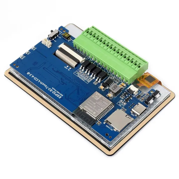 ESP32-S3%204.3inch%20LCD%20800x480Pixels%20Captive%20Touch%20Screen%20Development%20Board%20BTLE5.0%2065K-RGB%20with%20Sensor/CAN/I2C/RS485%20-%20Image%203