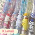 1PC Sanrio Kuromi Cinnamoroll Hello Kitty Anime Cartoon Black 0.5mm Pen Kawaii School Student Stationery. 